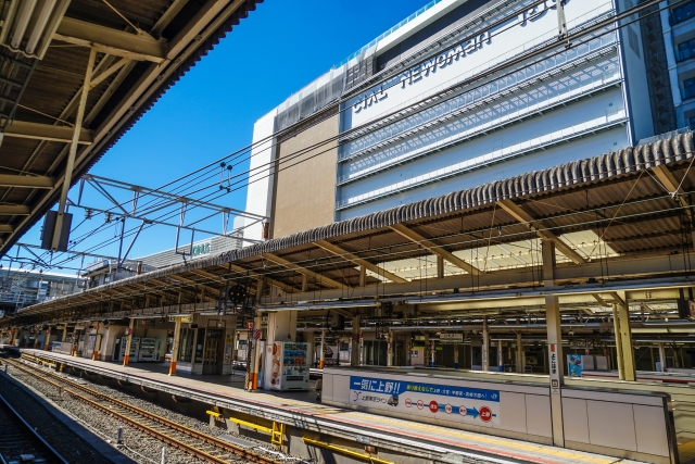 人のいない横浜駅