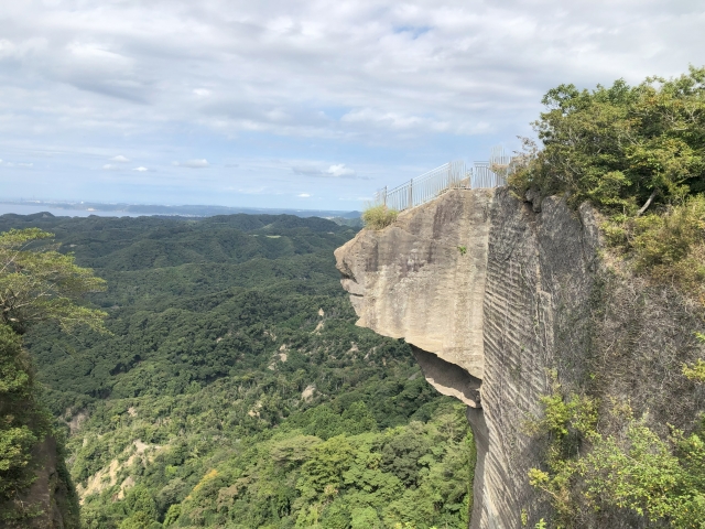 鋸山の地獄のぞき