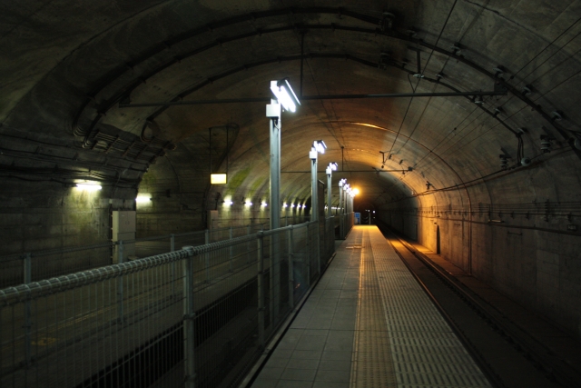 土合駅 下りホーム