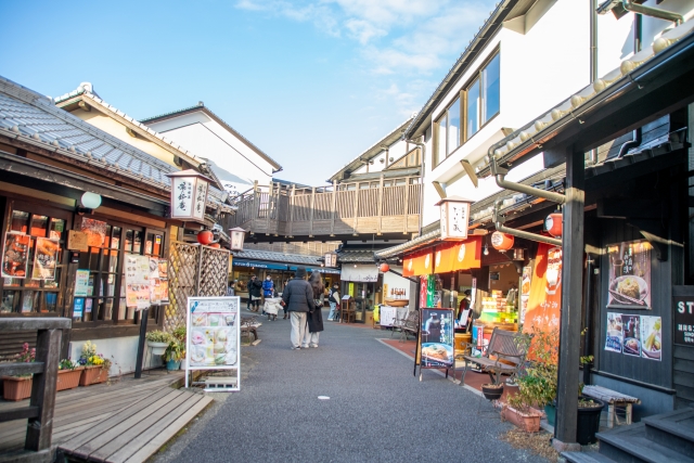 湯布院　湯の坪街道