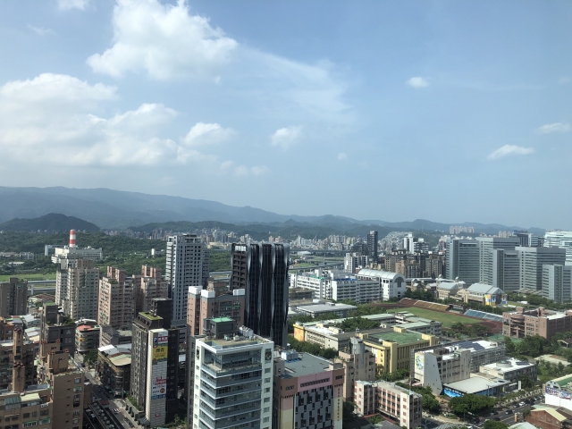 台湾台北からの風景