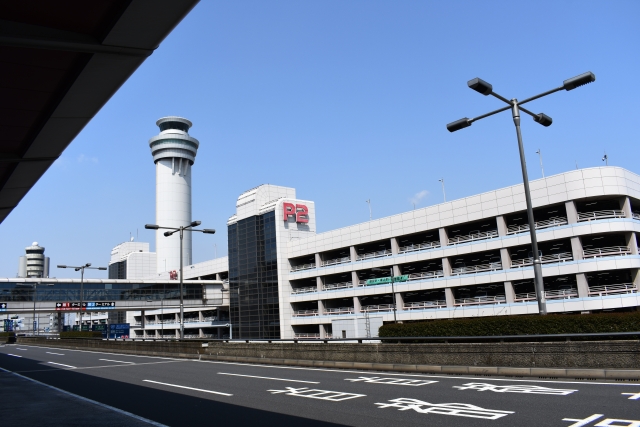 羽田空港ターミナルの駐車場