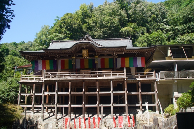狸谷山不動院の本堂