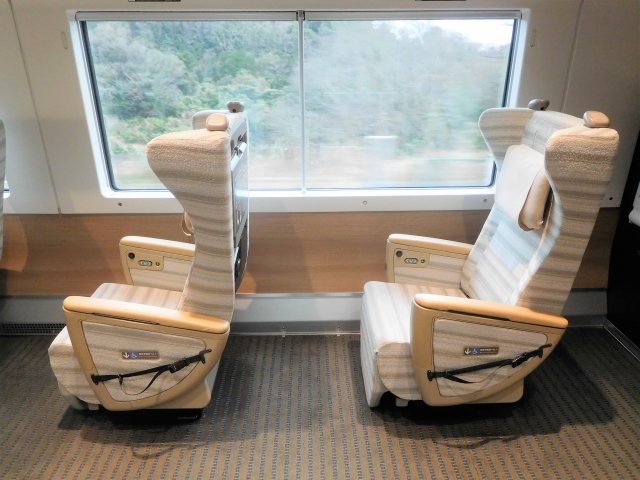 サフィール踊り子の車内