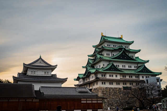 名古屋城周辺の風景