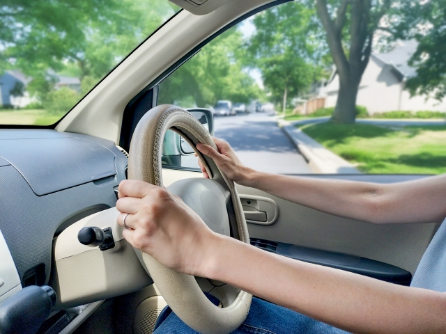 運転する車内の様子